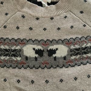 Crewcuts girls sheep heart sweater 8-9